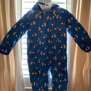 Baby Boden Hedgehog Snowsuit